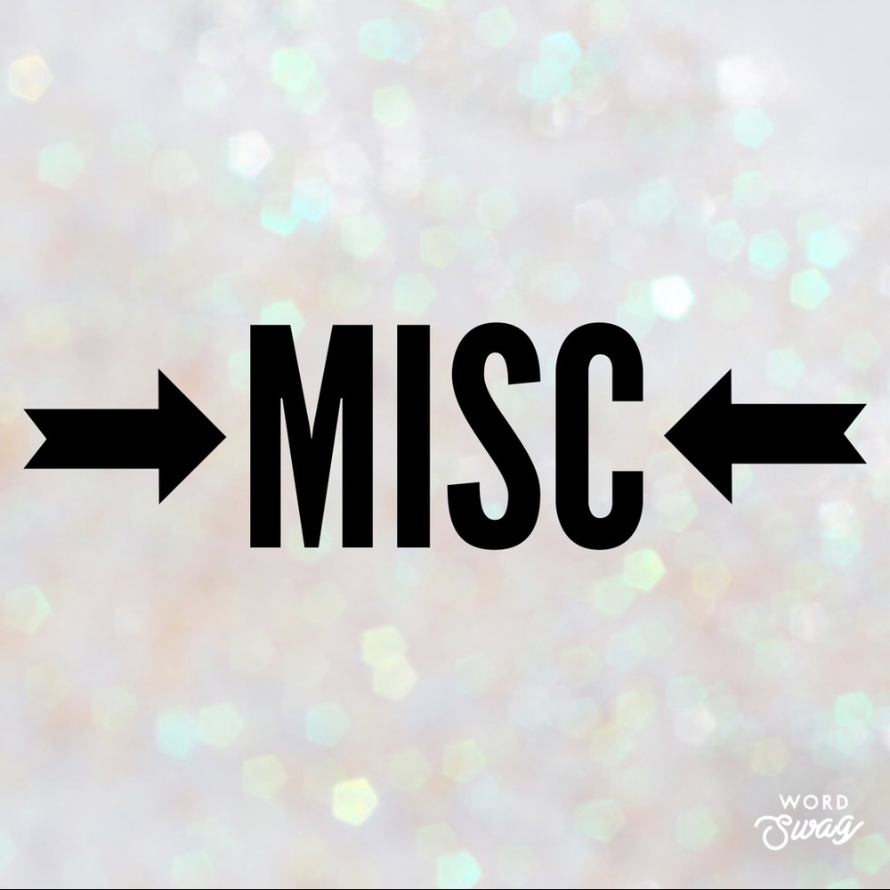 Miscellaneous items